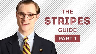 Stripes in Menswear Explained  Ultimate Guide Part I [upl. by Yorztif237]