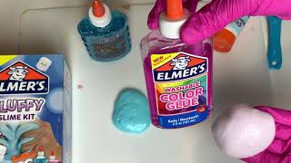 Elmers Fluffy Slime Kit Review [upl. by Locke]