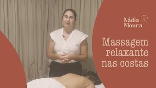 Massagem relaxante nas costas [upl. by Akeme286]