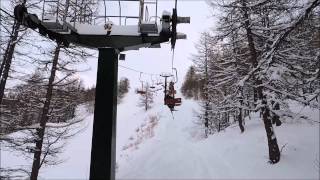 Seggiovia quotFregiusaPlateauquot Bardonecchia TO 1712015 [upl. by Orrin]