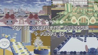 TOP 15 AESTHETIC PARKOUR  PROPS ID  CN VERSION SAKURA SCHOOL SIMULATOR [upl. by Avahc]