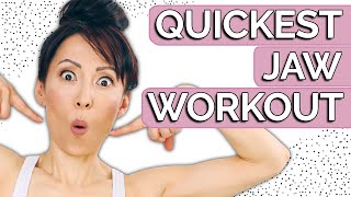 Quick Workout to Tone Your Jaw [upl. by Bazil681]