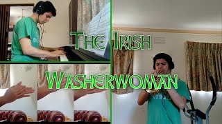 The Irish Washerwoman  Traditional Irish Jig Trumpet  piano cover [upl. by Zeuqcaj657]