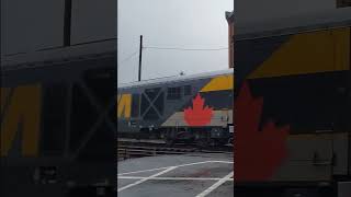 Rainy Day Siemens Venture Trainset on Cool Trains in Montreal YouTube Channel [upl. by Thormora411]