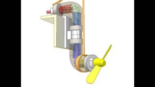 Azimuth thruster with Hobson’s joints [upl. by Tunnell]