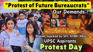 Protest Day💯  Protesting against injustice with UPSC Aspirants  3 UPSC Aspirant died  Raus Ias [upl. by Syah]