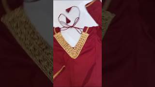 New lace dress design so easy sewing tips and stitching yushortsvideo [upl. by Yatnahs435]