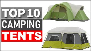 TOP 10 Best Camping Tents for 2024 Top 5 Picks [upl. by Ainahtan]