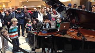 Tokio Myers performing at Canada Place Canary Wharf London [upl. by Pearson60]