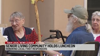 Brookdale Senior Living hosts luncheon to honor local first responders [upl. by Pacheco674]