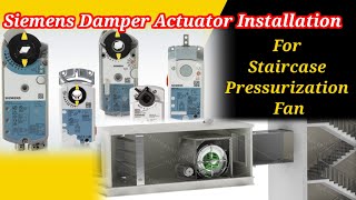 Damper Actuator Siemens Installation MultiSkillGuru [upl. by Ashla]