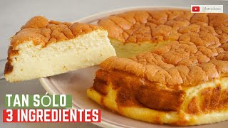 TARTA DE QUESO Y LECHE CONDENSADA con tan sólo 3 ingredientes [upl. by Niryt467]