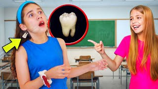 Someone knocked Out Suris tooth in School   Jancy Family [upl. by Eugine]