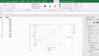 Creating a Scatter Plot in Excel 2016 [upl. by Adela336]