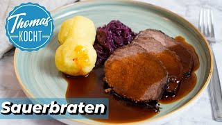 Rheinischen Sauerbraten selber machen  so lecker [upl. by Adnauqaj]