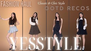 YESSTYLE CLOTHING HAUL 2024  MUST HAVE FASHION FOR YEAREND PARTIES  JM BALLESTA [upl. by Brottman53]