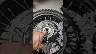 Paladin 300 rear sprocket change [upl. by Jannelle423]