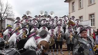 Nachtfalter Schränzer Prattele Guggekonzert Pratteln Fasnacht 1822024 [upl. by Auhsej]