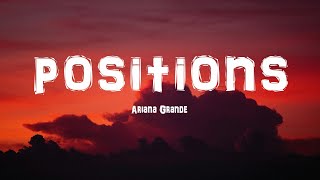 Ariana Grande  positions Lyrics [upl. by Rosy]