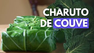 CHARUTO DE COUVE INTEGRAL  SEM ARROZ Fácil e nutritivo [upl. by Aciria]