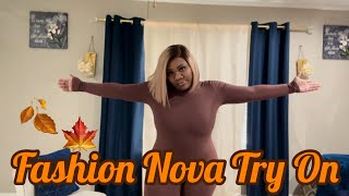 PLUS SIZE‼️ 🍂FALL🍁 FASHION NOVA TRY ON HAUL  Nicki Nicole [upl. by Adriana]