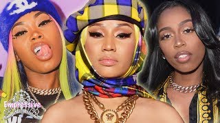 Nicki Minaj involves herself in Kash Doll and Asian Doll drama  Backstory [upl. by Egief489]