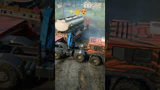 Prime Mover reverse with load shorts gaming truck primemover snowrunner [upl. by Vander632]