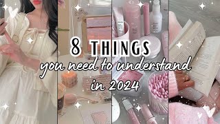 Understand these 8 things before starting your year💗✨ [upl. by Ainoloppa410]