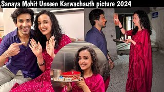 Sanaya Irani Mohit Sehgal unseen karwachauth picture 2024  Sanaya Irani  mohit sehgal [upl. by Bathsheba]