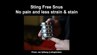 Sting Free Snus in 60 seconds [upl. by Charin]