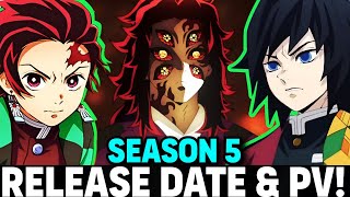 DEMON SLAYER SEASON 5 RELEASE DATE amp TRAILER  KNY Infinite Castle Arc Movie Trilogy [upl. by Sixela]