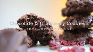 Chocolate amp Cranberry Cookies  Vegan  Gluten Free  Fairyland Cottage [upl. by Sella354]