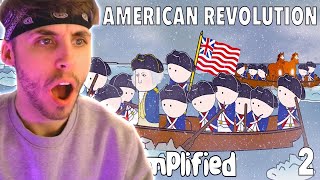 British Reacts To The American Revolution  OverSimplified Part 2 [upl. by Esdras]