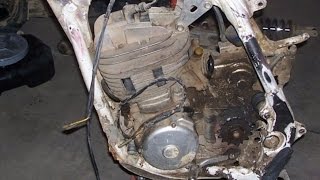 1993 Yamaha WR500 Overhaul 2013 Time Lapse [upl. by Dhumma404]