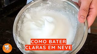 9  Como Bater Claras em Neve [upl. by Nlycaj]