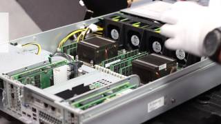 FUJITSU Server PRIMERGY RX2540 M2 Videoflash [upl. by Rramahs671]