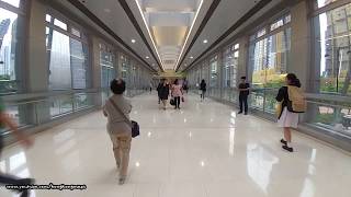 Walk to Tsuen Wan West MTR Station from Tsuen Wan Town Hall [upl. by Bultman]