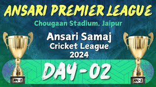 DAY02 🏏ANSARI CRICKET TOURNAMENT2024 JAIPUR SEASON02 The Battle for Cricket Glory [upl. by Alesandrini440]