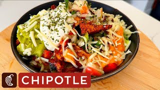 CHIPOTLE at home 🌶️  Replica chipotle Bowl healthy and low calories 🍲 [upl. by Vasya]