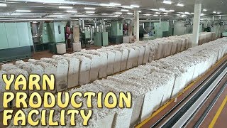 Yarn Manufacturing Process  Cotton  How its Made [upl. by Neeluj]