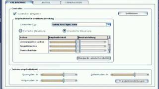 Settings for Saitek Pro Flight Yoke and Rudder Pedal [upl. by Libbi200]