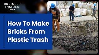 How To Make Bricks From Plastic Trash  World Wide Waste [upl. by Ahsil]