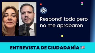 Respondí todo pero no me aprobaron  Ciudadanía americana 2024 [upl. by Missy845]