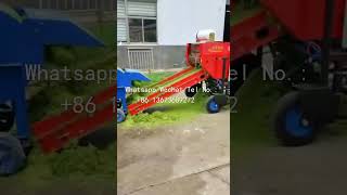 High Efficient Corn Silage Baler with Chaff Cutter for Round Bales silagebaler chaffcutter [upl. by Juli113]