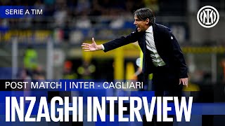 SIMONE INZAGHI INTERVIEW  INTER 22 CAGLIARI 🎙️⚫🔵 [upl. by Carolin]