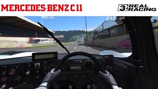 MercedesBenz C11 2 JMass  KWendlinger  Real Racing 3  Cockpit View [upl. by Yelssew]