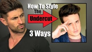 How To Style An Undercut 3 Ways  A Blumaan Hair Tutorial [upl. by Torhert388]