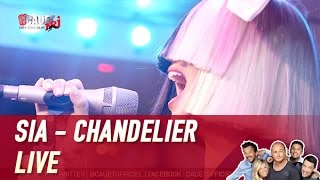 Sia  Chandelier  Live  C’Cauet sur NRJ [upl. by Enyahc]