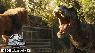 The Top T rex Moments in 4K HDR  Jurassic World [upl. by Dib]