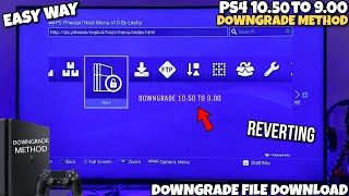 How to downgrade PS4 from 1050 to 900 Reverting PS4 1050 to 900 [upl. by Indys410]